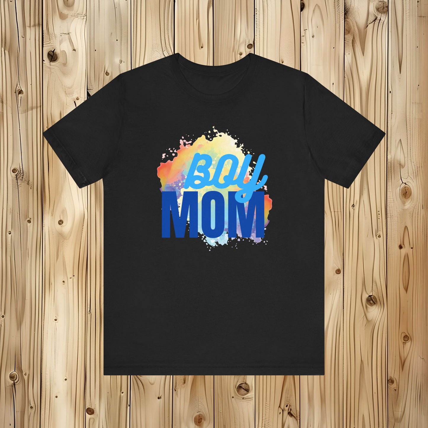 Color Burst Boy Mom Tee
