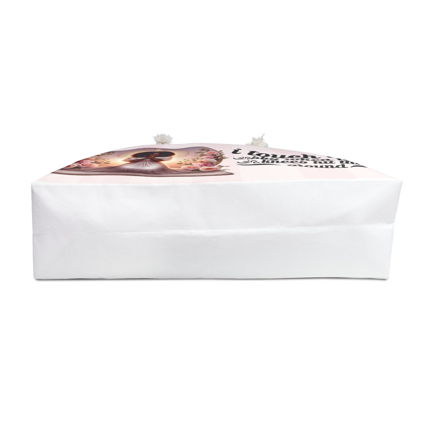 Inspirational Weekender Bag - 'I Touch the Sky When My Knees Hit the Ground' Pink