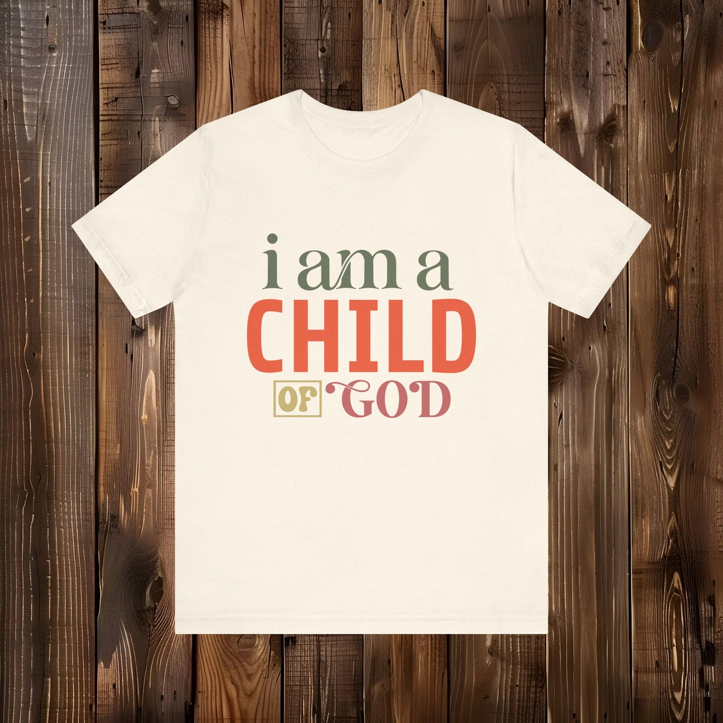 I Am A Child Of God Unisex Jersey Short Sleeve Tee