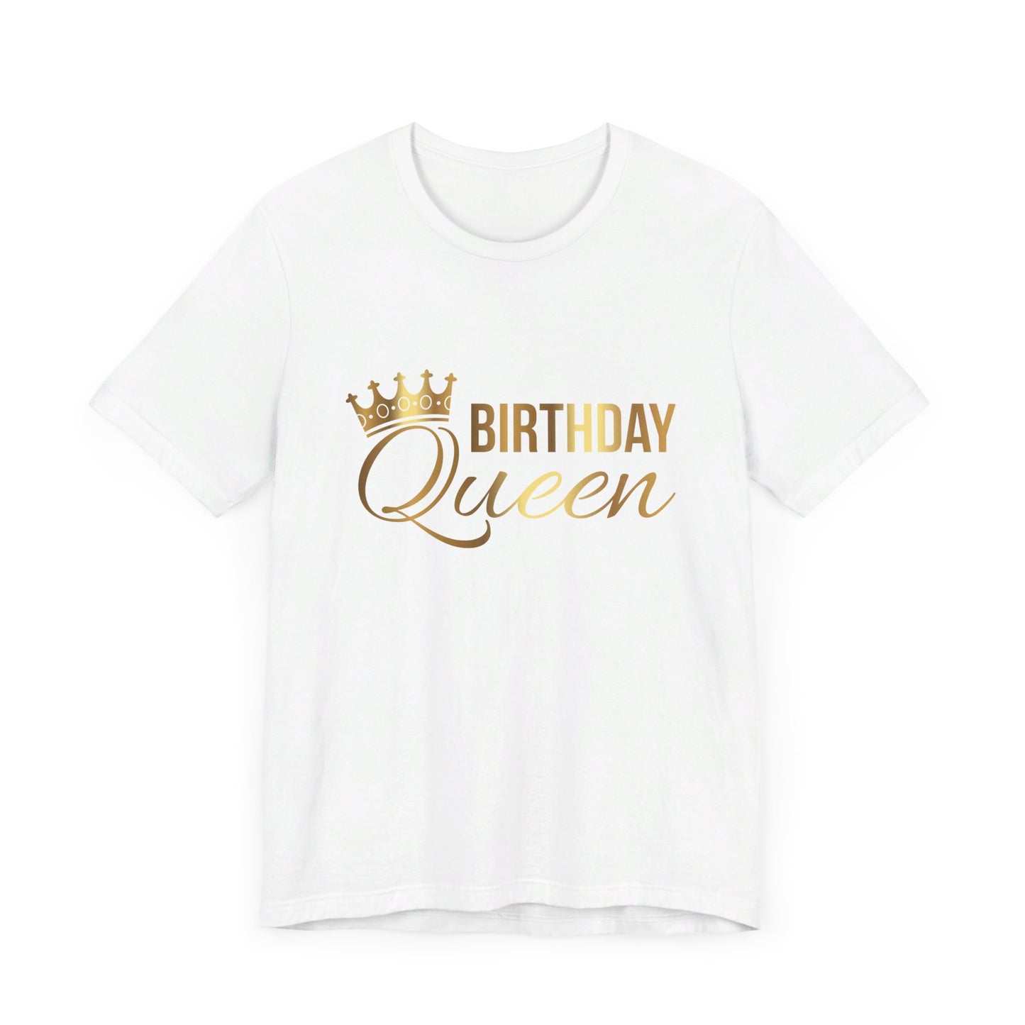 Birthday Queen Gold Unisex Jersey Short Sleeve Tee