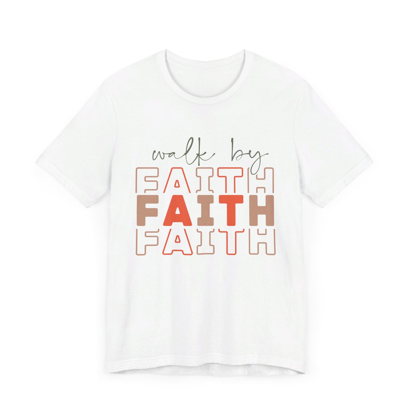 Walk By Faith Unisex Jersey Short Sleeve Tee