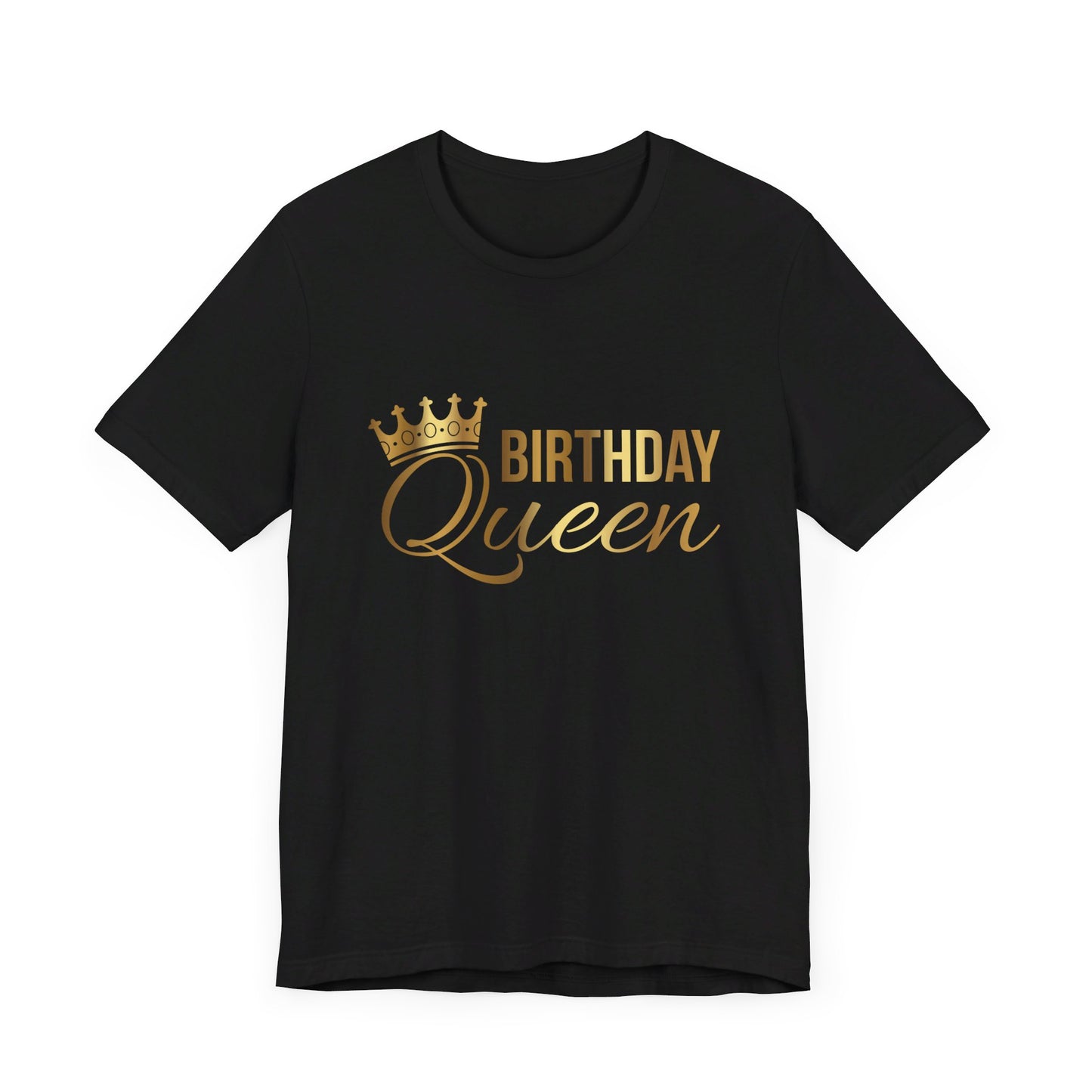 Birthday Queen Gold Unisex Jersey Short Sleeve Tee