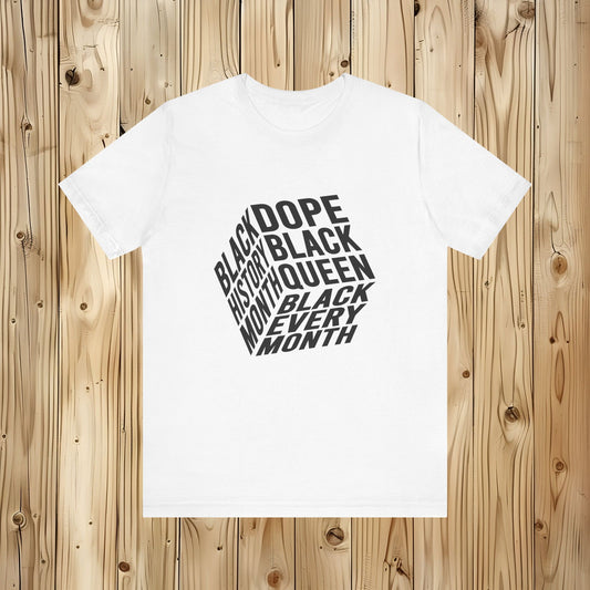 Dope Black Queen Unisex Jersey Short Sleeve Tee