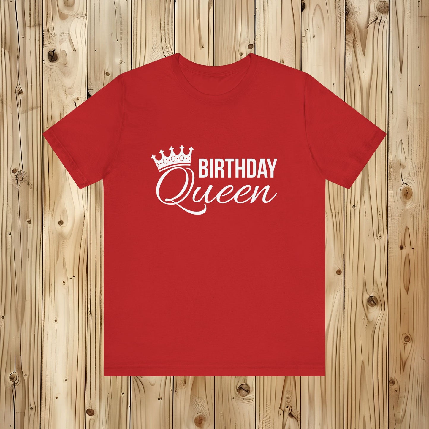 Birthday Queen White Unisex Jersey Short Sleeve Tee