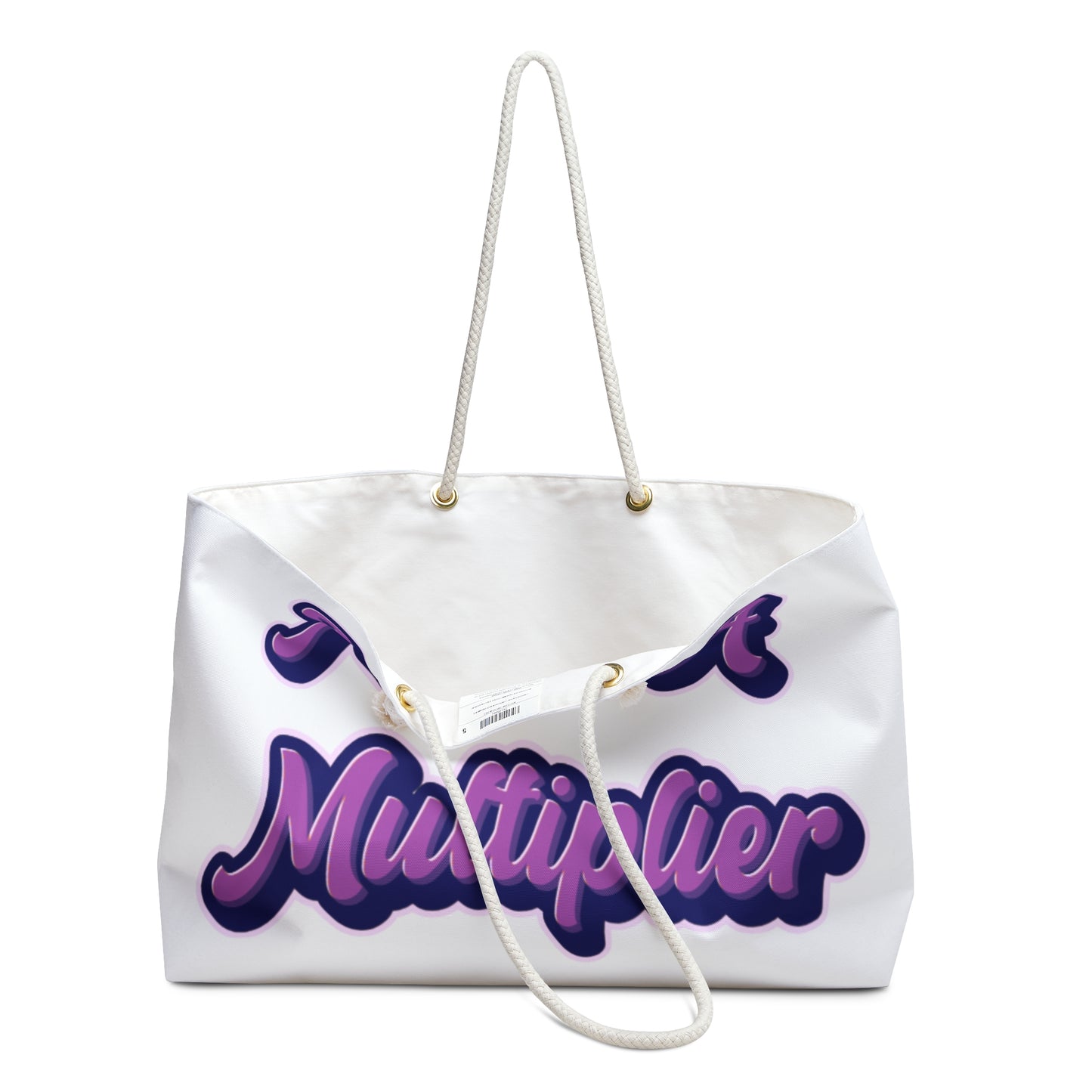 Weekender Bag, I Am A Multiplier Tote, Travel Bag, Yoga Tote, Inspirational Gift, Empowerment Bag