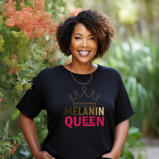 Melanin Queen Unisex Jersey Short Sleeve Tee