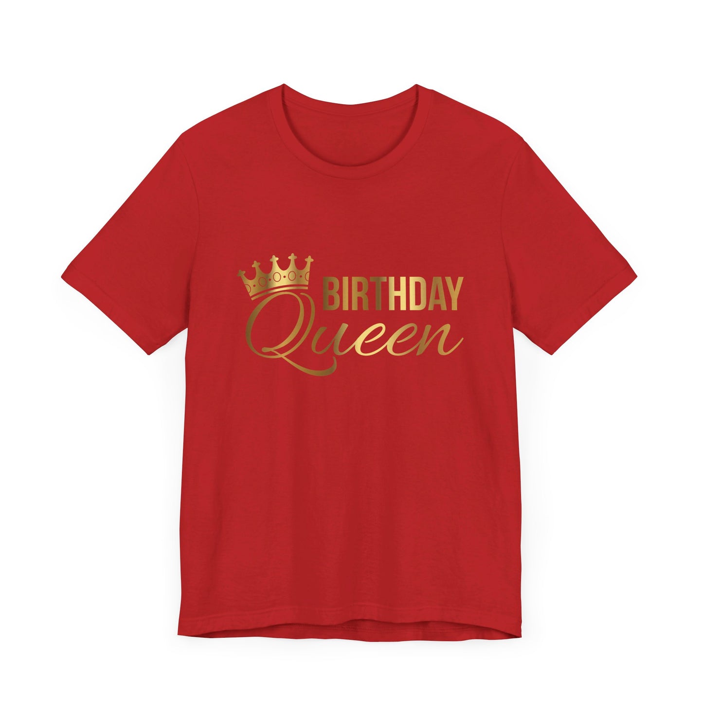 Birthday Queen Gold Unisex Jersey Short Sleeve Tee