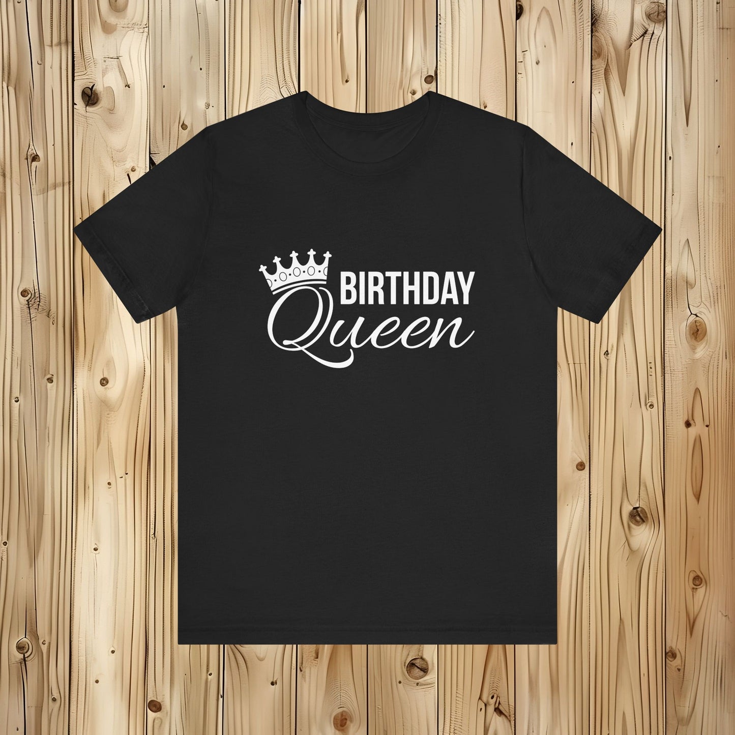 Birthday Queen White Unisex Jersey Short Sleeve Tee