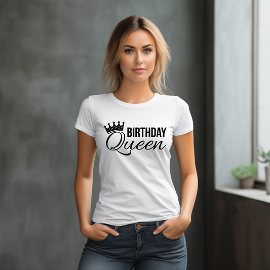 Birthday Queen Black Women's Favorite Tee-Slim Fit